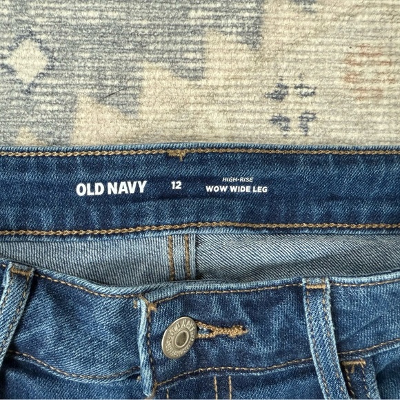 Old Navy WOW high-rise wide leg jeans size 12 - Picture 5 of 6